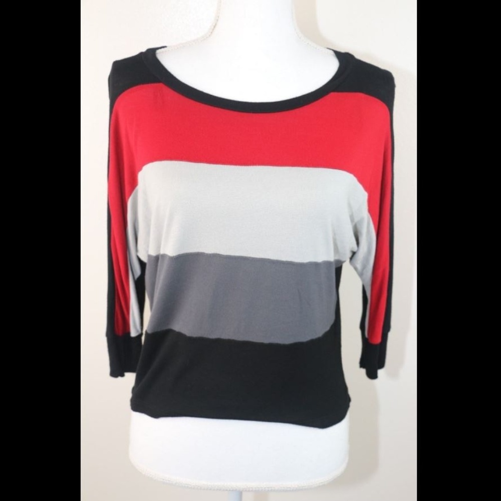 Forever 21 Shirt Blouse Multi Color Small Rayon